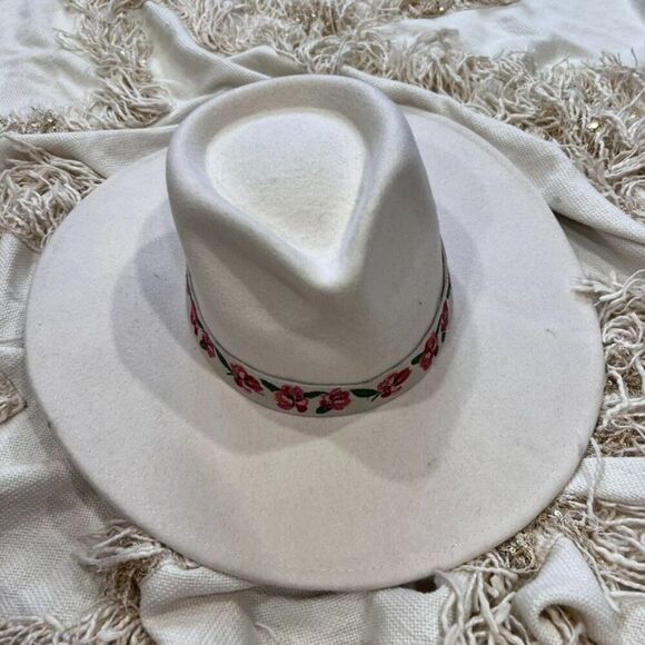 Anthropologie Wyeth x Frida Kahlo Rafaela Crema Hat Wool OS NEW main image 7